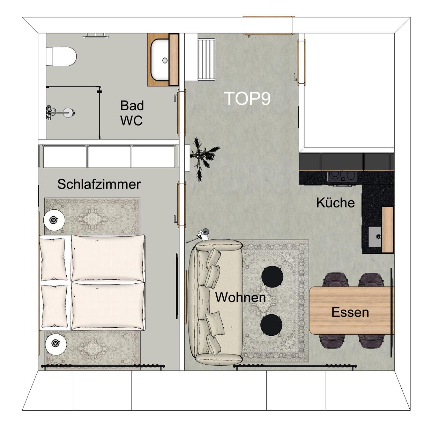 Waterfront - Urbane Eleganz Am Bachufer Apartment วิลลาค ห้อง รูปภาพ